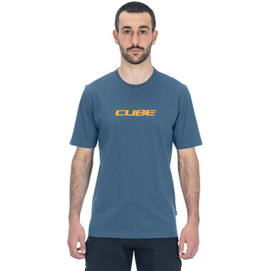T-Shirt CUBE ORGANIC Maniche Corte Turchese 2023 0